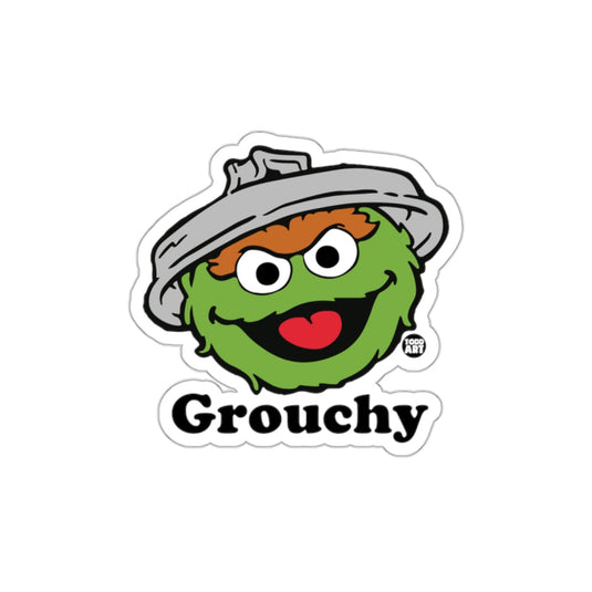 Grouchy Trash Can Resident from Sesame Street sticker