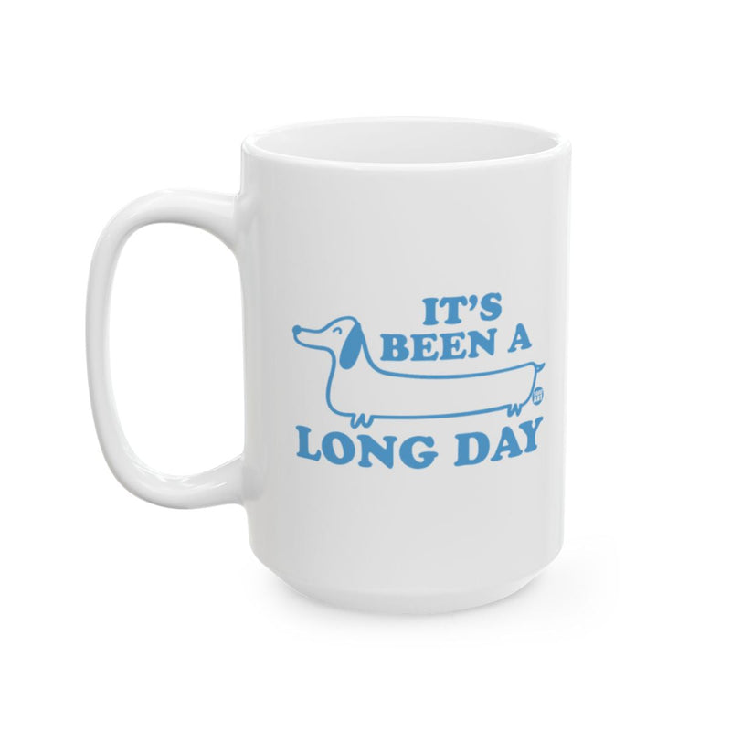 Load image into Gallery viewer, It's Been a Long Day Dachshund Print Mug
