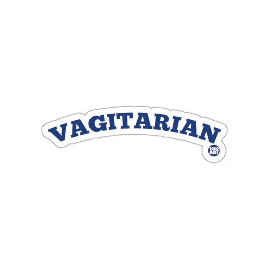 VAGITARIAN Food Art Funny Statement Sticker