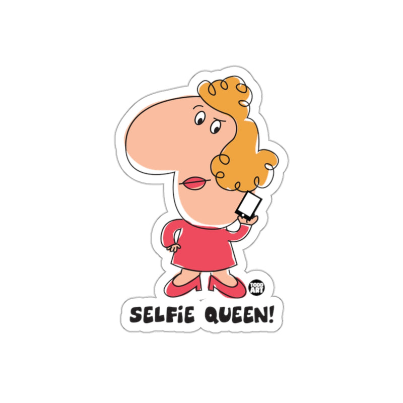 Load image into Gallery viewer, Selfie Queen Cartoon Character Sticker for Sale
