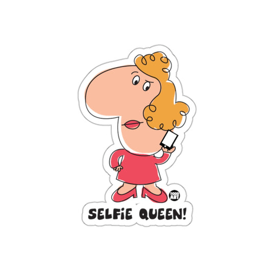 Selfie Queen Cartoon Character Sticker for Sale