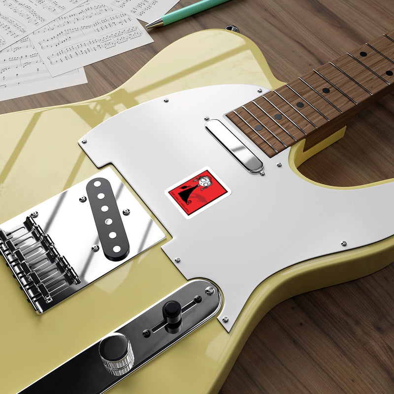 Load image into Gallery viewer, Vintage Style Electric Guitar with Unique Decal Design
