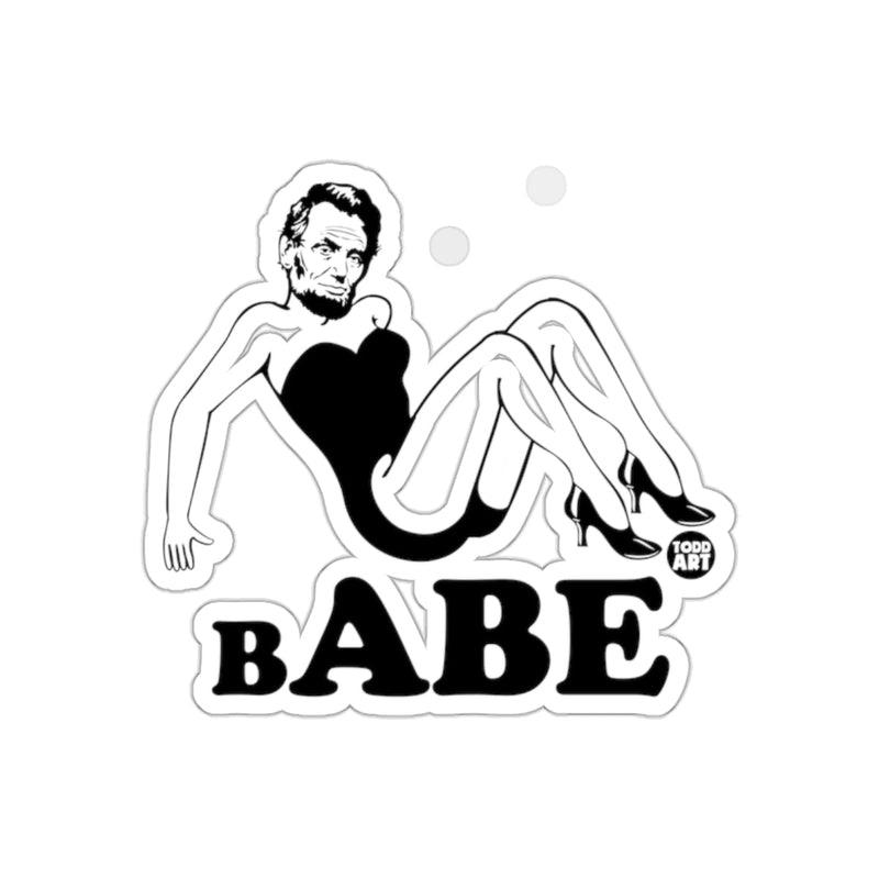 Load image into Gallery viewer, Abe Lincoln Stylish Babe Artwork Sticker

