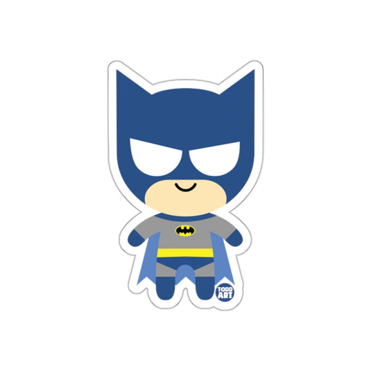 Cute Chibi Superhero Figure Sticker by Todd Art