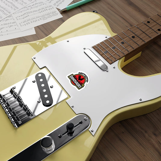 Electric Guitar with Dinosaur Sticker Electric Guitar
