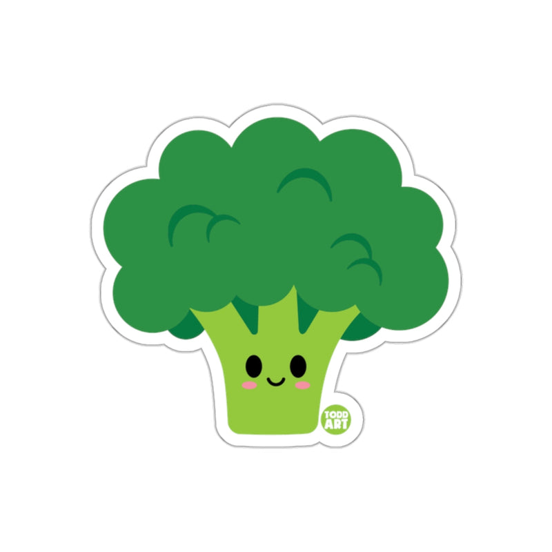 Load image into Gallery viewer, Cute Smiling Broccoli Cartoon Sticker for Kids and Adults
