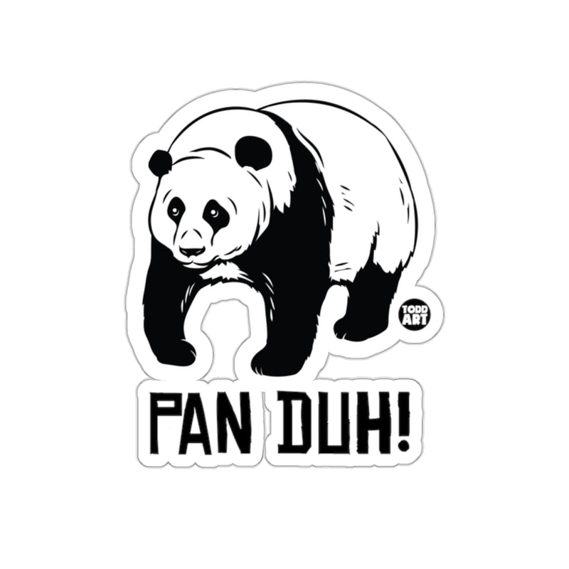 Load image into Gallery viewer, Pan Duh Design Humorous Panda Illustration Sticker

