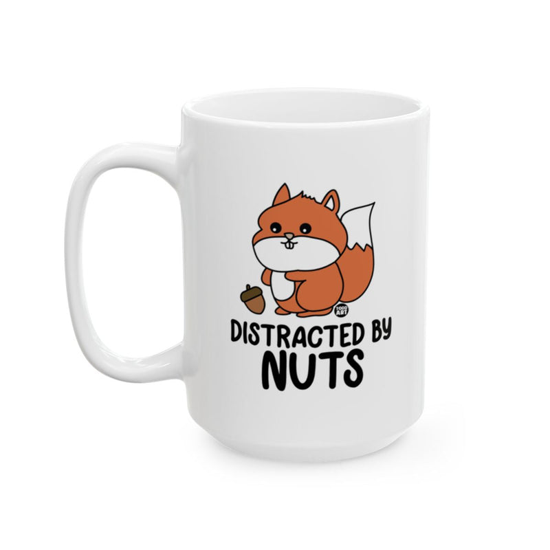 Load image into Gallery viewer, Distracted By Nuts Cute Fox Coffee Mug Gift Item
