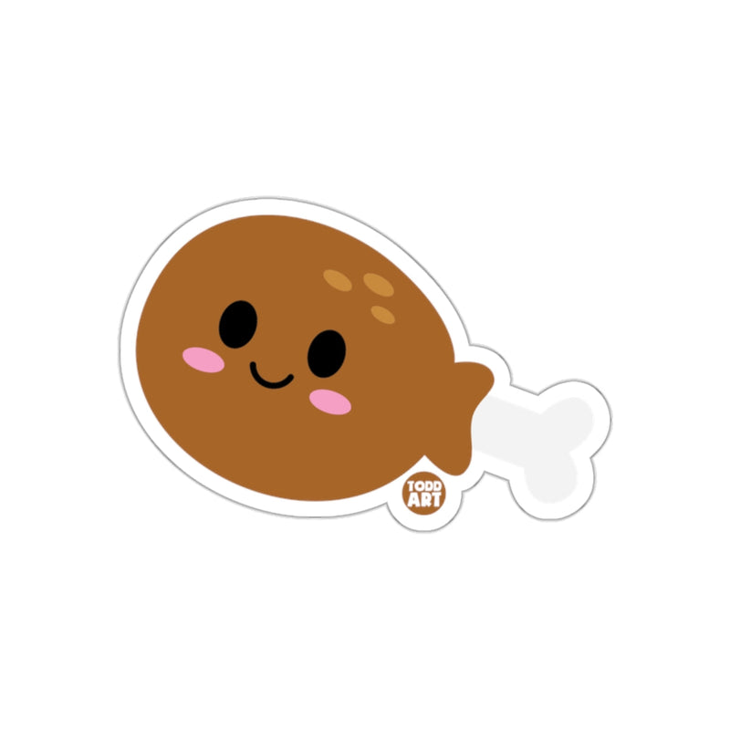 Load image into Gallery viewer, Adorable Cartoon Drumstick Character Sticker Product
