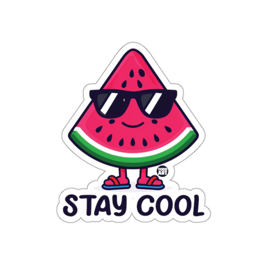 Stay Cool Watermelon with Sunglasses Sticker