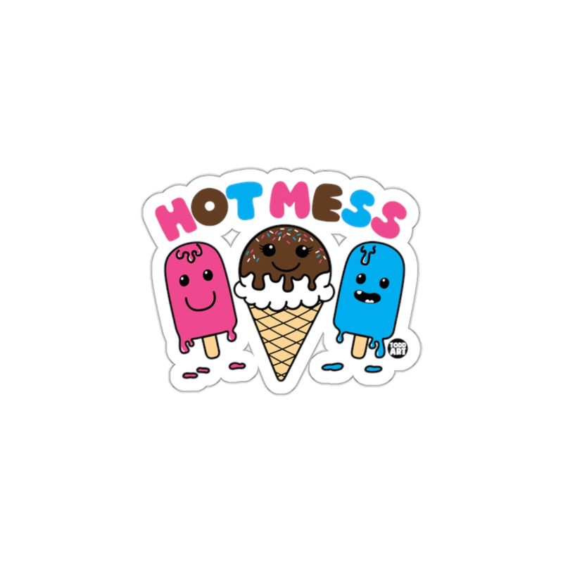 Load image into Gallery viewer, Hot Mess Ice Cream and Popsicle Sticker
