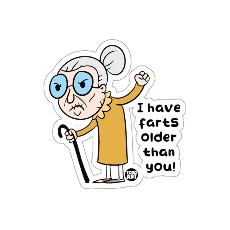 Load image into Gallery viewer, Funny Grandma I Have Farts Older Than You Sticker
