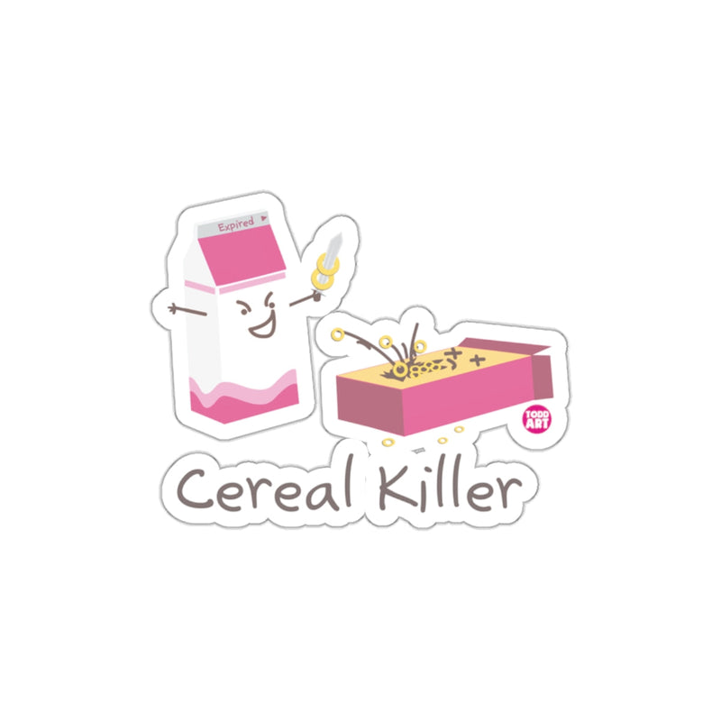 Load image into Gallery viewer, Fun Playful Cereal Killer Sticker for Your Collection
