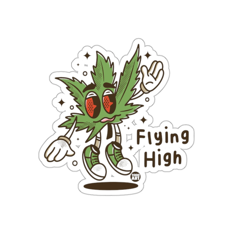 Load image into Gallery viewer, Flying High Cute Cartoon Leaf Design sticker
