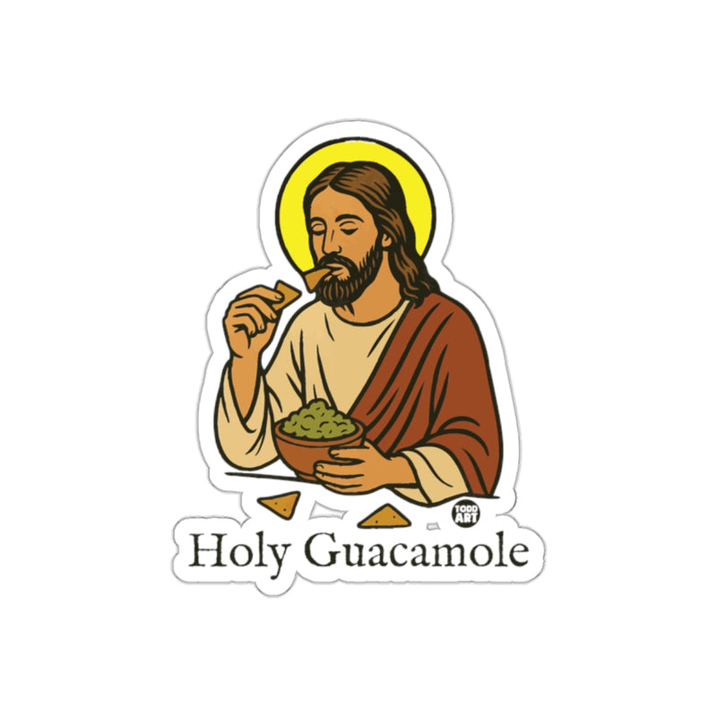 Load image into Gallery viewer, Holy Guacamole Jesus with Chips Funny Sticker
