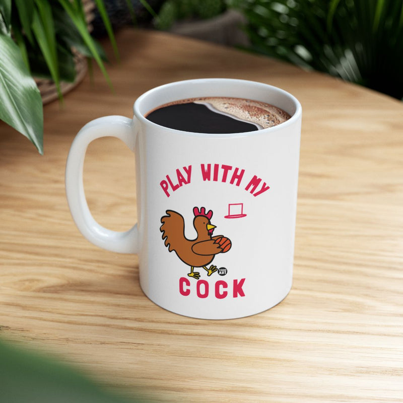 Load image into Gallery viewer, Play With My Cock Mug Fun Novelty Coffee Cup Perfect Gift
