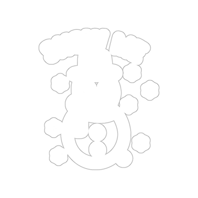 Load image into Gallery viewer, Happy Holidays Snowman Greeting Decoration Sticker
