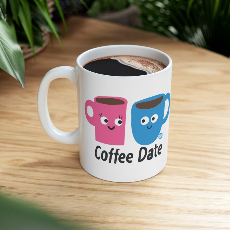 Load image into Gallery viewer, Coffee Date Cute Cartoon Mug for Couples Gift
