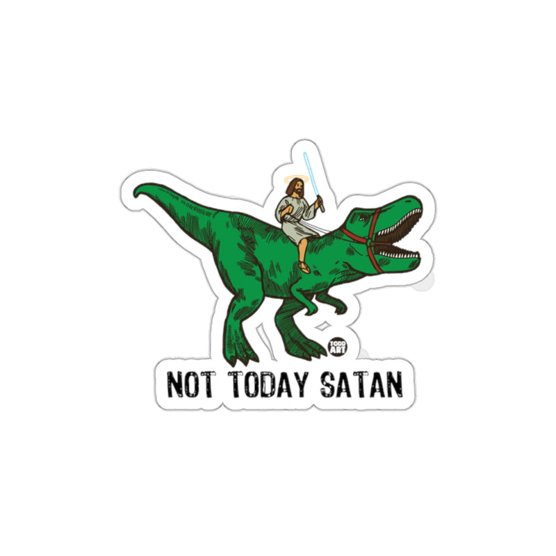 Load image into Gallery viewer, Not Today Satan Riding Dinosaur Funny Product
