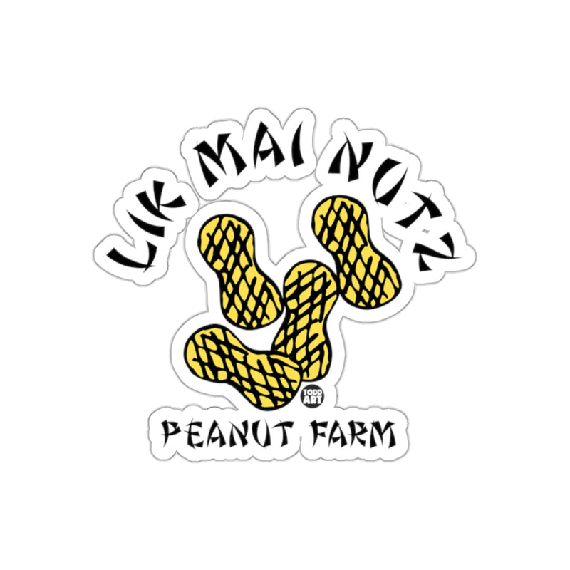 Load image into Gallery viewer, Lick Mai Nutz Peanut Farm Graphic Design Sticker
