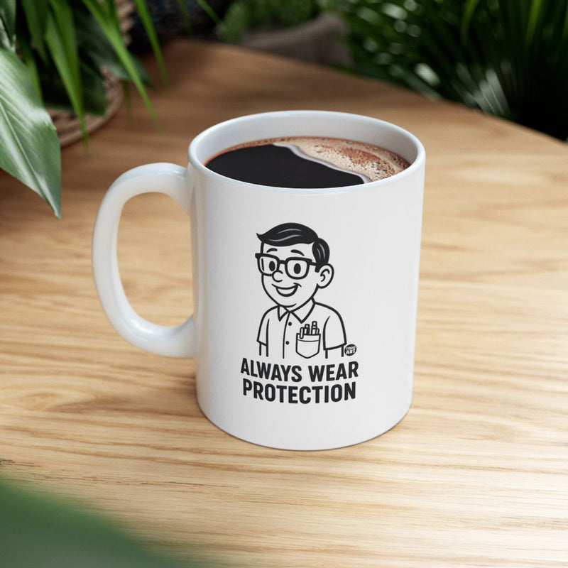 Load image into Gallery viewer, Always Wear Protection Mug for Coffee Lovers
