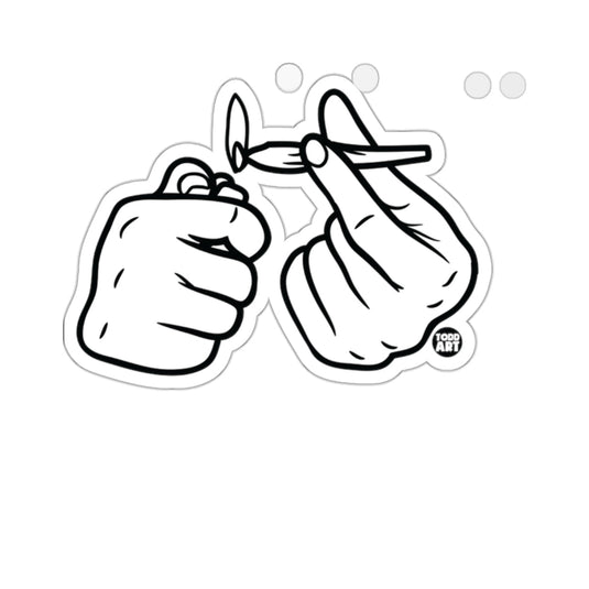 Hands Lighter Joint Todd Art 
