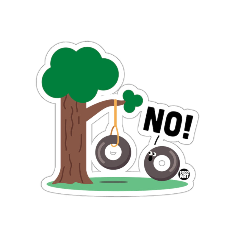 Load image into Gallery viewer, Funny Tire Swing Tree Cartoon with NO Sticker
