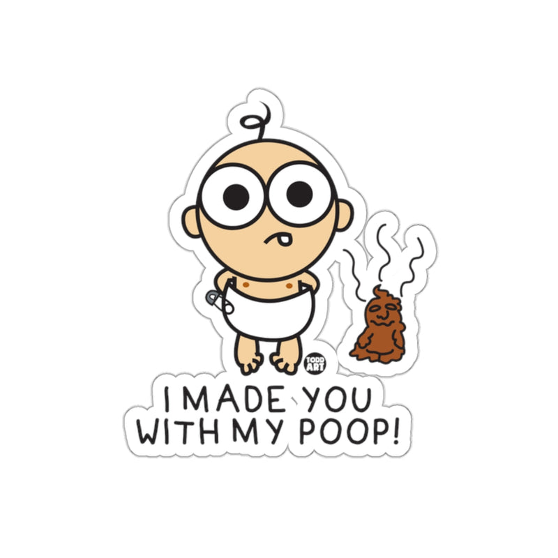 Load image into Gallery viewer, Funny Poop Joke Sticker Perfect for Laptops and Walls
