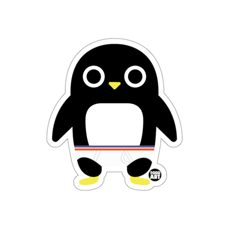 Load image into Gallery viewer, Cute Cartoon Penguin Character Art Sticker
