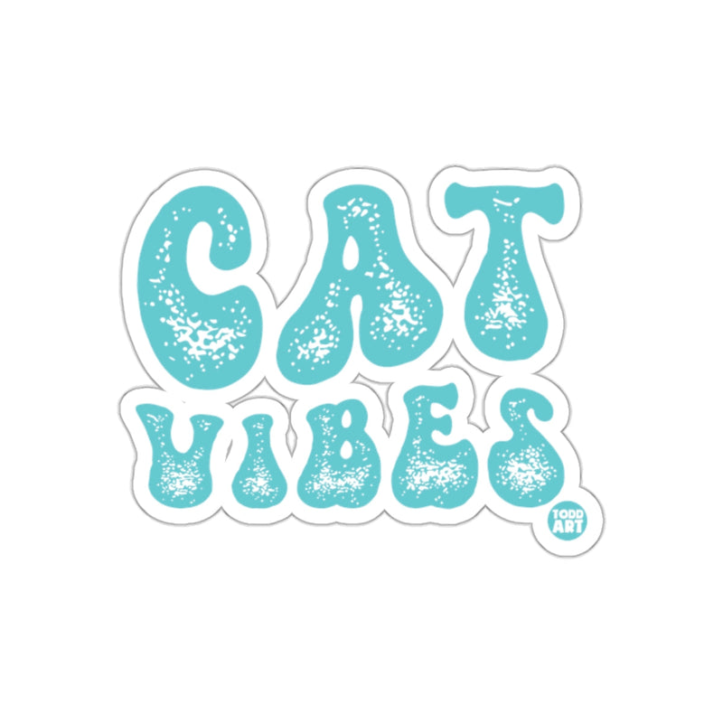 Load image into Gallery viewer, Cat Vibes Retro Todd Art Design Trendy Style sticker
