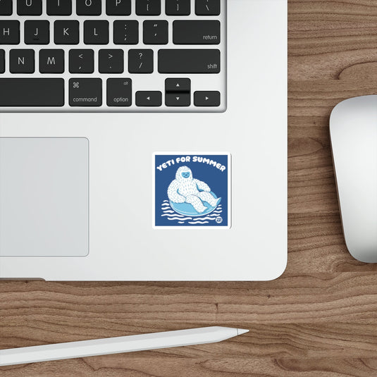 Yeti for Summer Sticker for Laptops and Notebooks