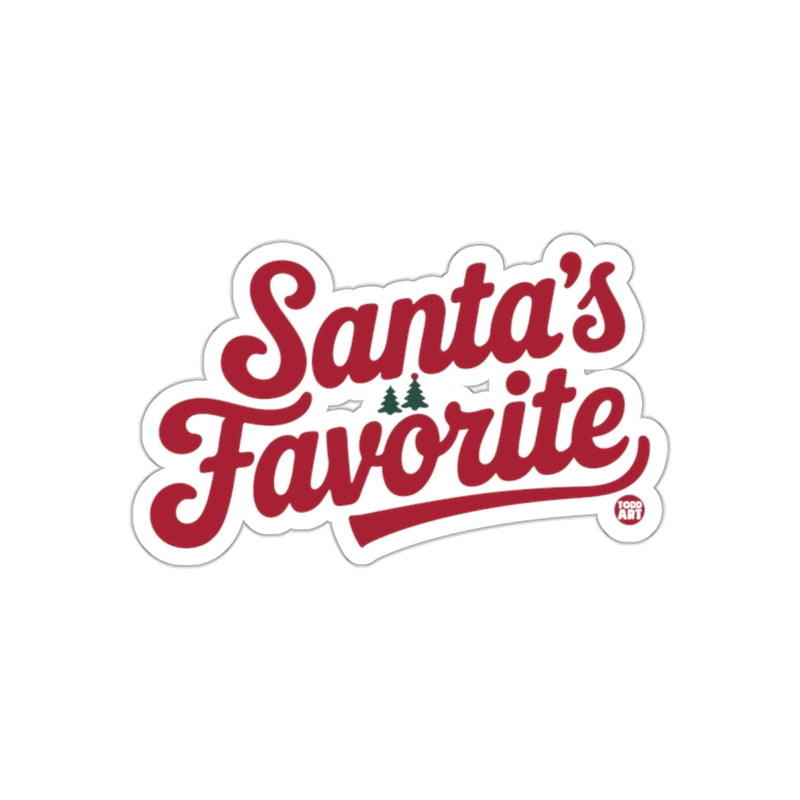 Load image into Gallery viewer, Santa's Favorite Christmas Holiday Sticker Decor
