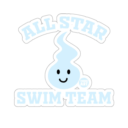 ALL STAR SWIM TEAM happy water drop TODD ART 