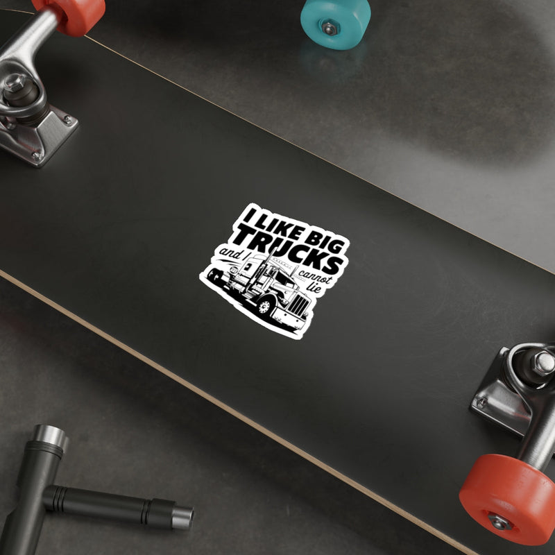 Load image into Gallery viewer, I Like Big Trucks And I Cannot Lie Funny Sticker 

