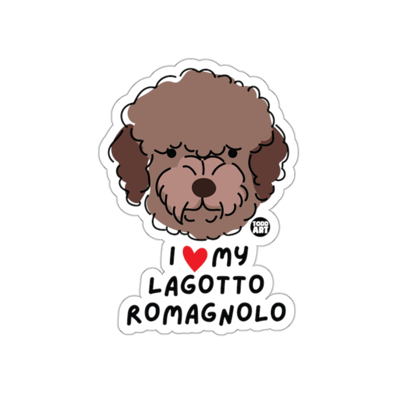 Load image into Gallery viewer, I Love My Lagotto Romagnolo Sticker for Dog Lovers
