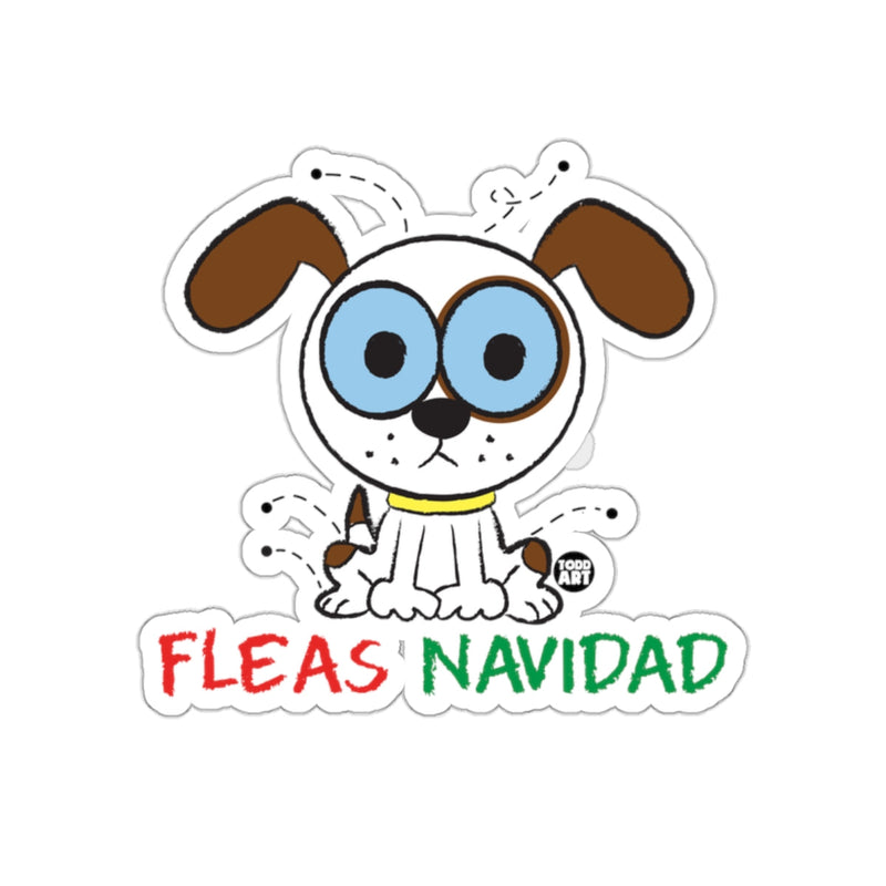 Load image into Gallery viewer, Fleas Navidad Cute Cartoon Dog Sticker
