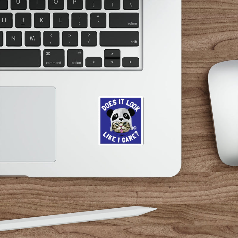 Load image into Gallery viewer, Does It Look Like I Care Sloth Wearing Panda Sticker
