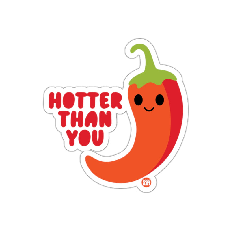 Load image into Gallery viewer, Hotter Than You Cute Smiling Pepper Sticker
