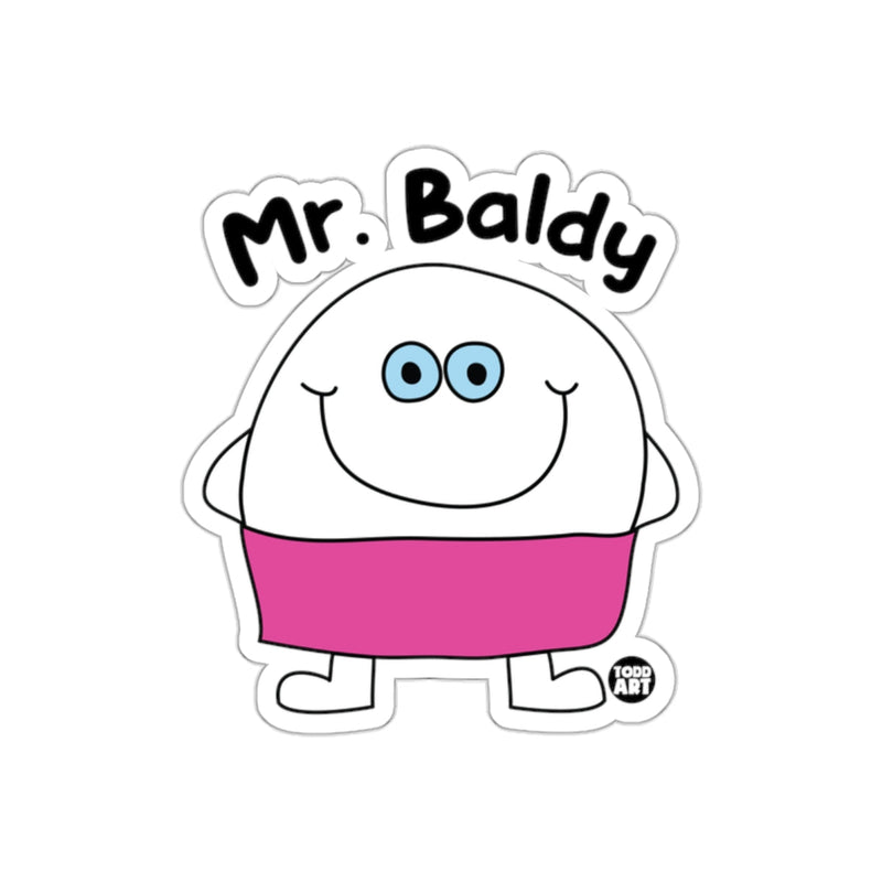 Load image into Gallery viewer, Mr. Baldy Cartoon Character Sticker for Kids Fun
