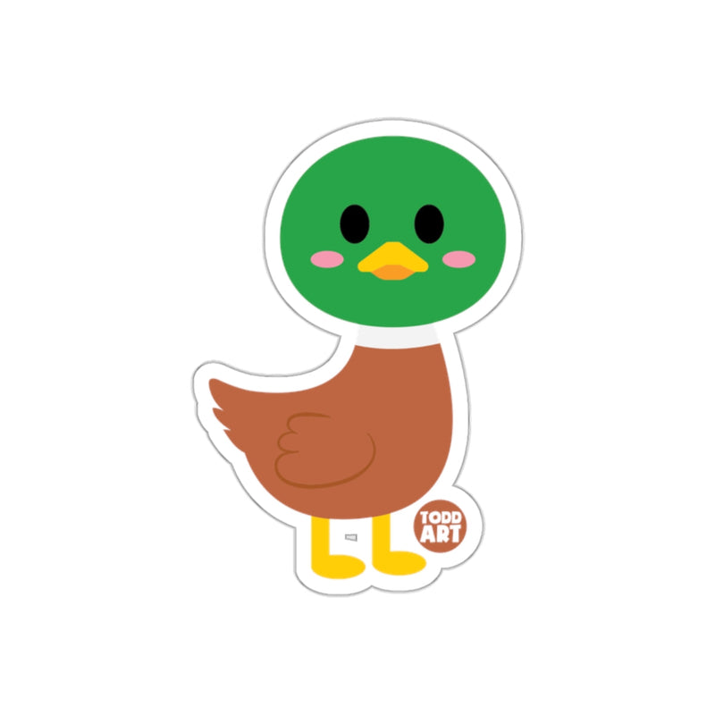 Load image into Gallery viewer, Cute Cartoon Duck Design Todd Art Sticker Product
