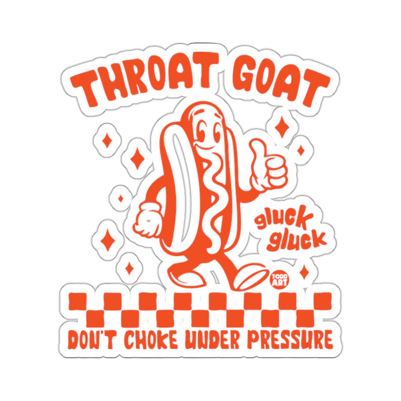 Load image into Gallery viewer, Throat Goat Hot Dog Gluck Under Pressure Funny 
