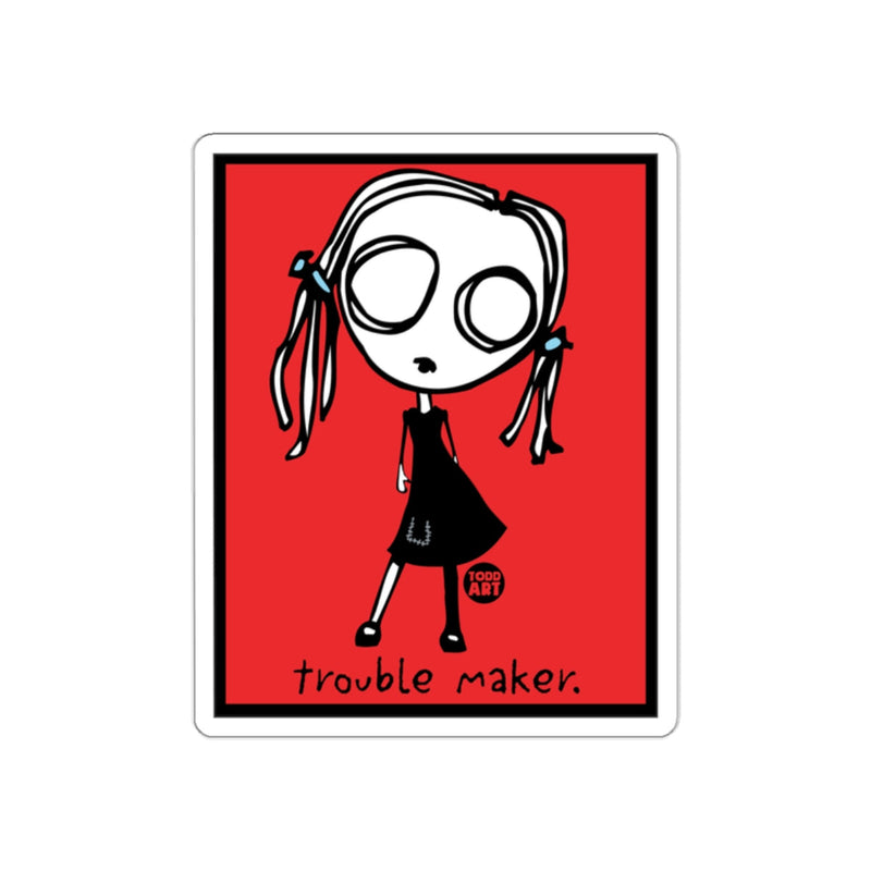 Load image into Gallery viewer, Todd Art Trouble Maker Character Sticker
