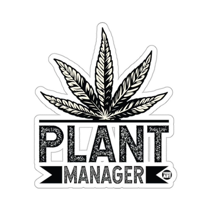 Load image into Gallery viewer, Plant Manager Cannabis Leaf Graphic Design 
