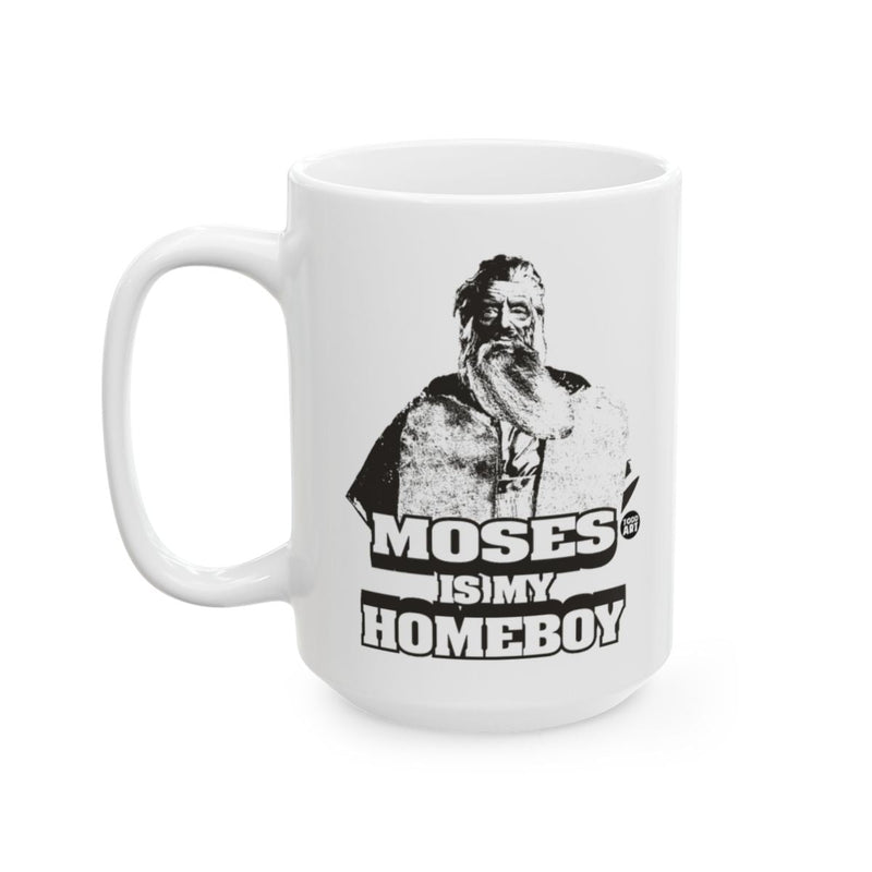 Load image into Gallery viewer, Moses Is My Homeboy Coffee Mug for Moses Lovers
