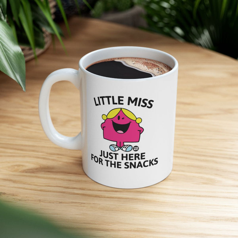 Load image into Gallery viewer, Little Miss Just Here For The Snacks Coffee Mug
