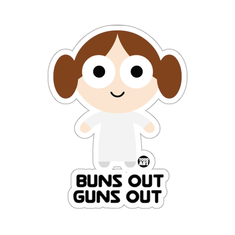Load image into Gallery viewer, Cute Princess Leia Buns Out Guns Out 

