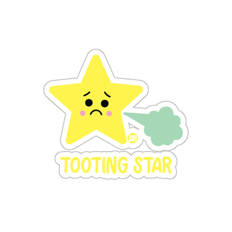 Load image into Gallery viewer, Cute Sad Tooting Star Sticker Funny Cartoon Design
