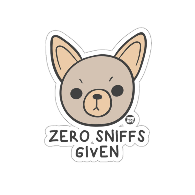 Load image into Gallery viewer, ZERO SNIFFS GIVEN Cute Dog Cartoon Sticker
