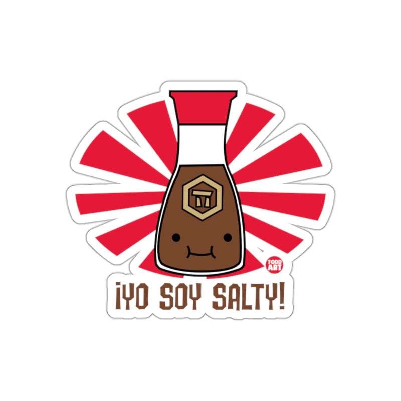 Load image into Gallery viewer, Cute Soy Sauce Bottle with Yo Soy Salty Text Sticker
