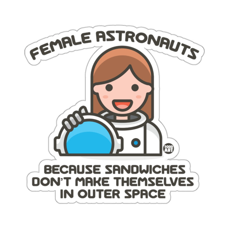 Load image into Gallery viewer, Female Astronauts Outer Space Sandwiches Sticker
